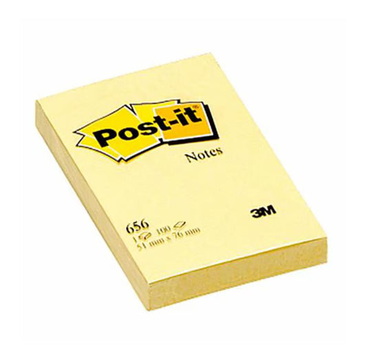 3M Post-it 656 黃色報事貼 2" x 3"