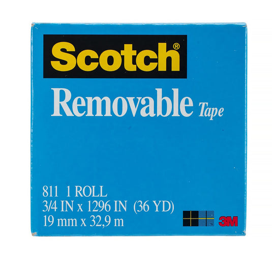 3M Scotch 811 思高牌可再貼隱形膠紙 (3/4"x36yd)