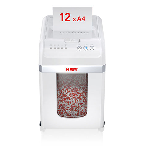 HSM ShredStar X300 Cross Cut (4x12mm)12 Sheets Auto Shredder