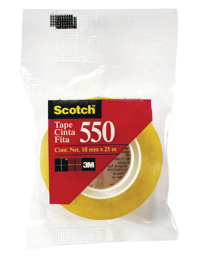 3M 550 Adhesive Tapes 3/4"x25m