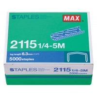 Max 2115 1/4-5M Staples (5000's)