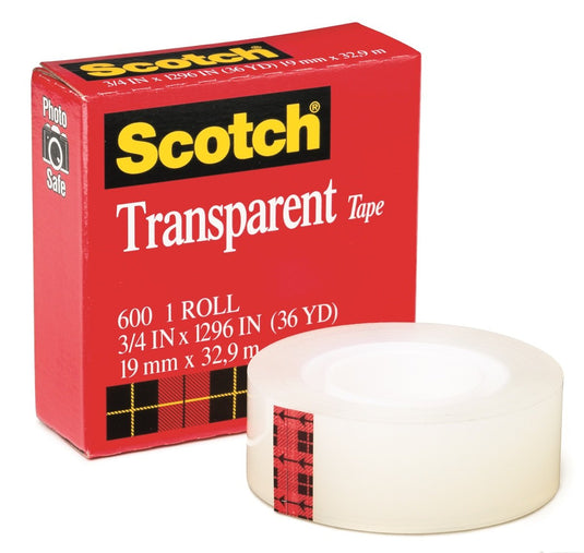 3M 600 Adhesive Tapes 3/4