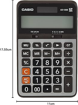 將圖像加載到圖庫查看器中，Casio AX-120B 12位數計算機
