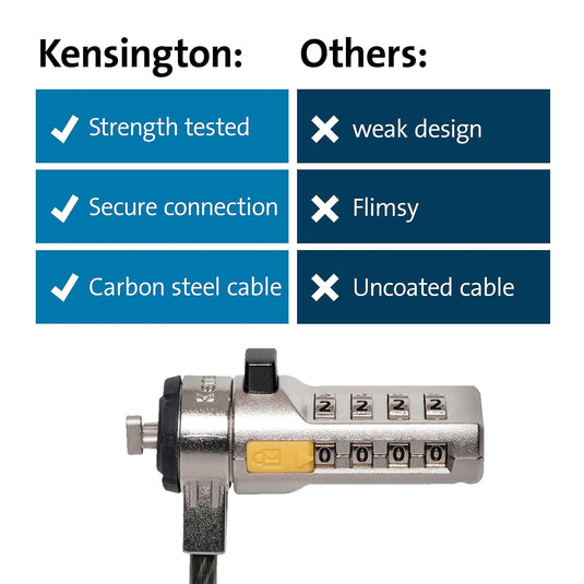 Kensington  K64673AM Combination Laptop Lock