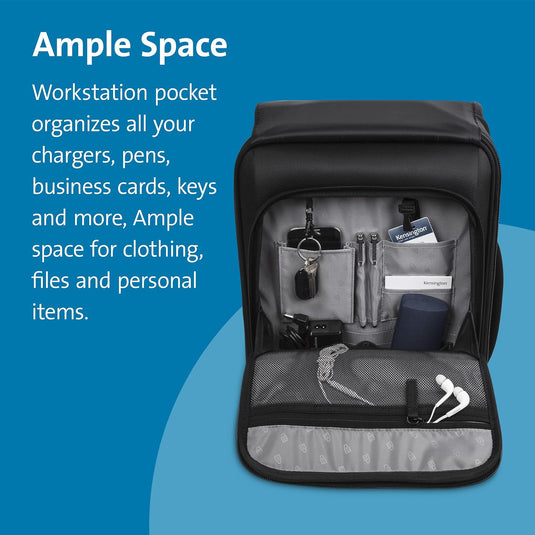 Kensington K98618WW SecureTrek 17" Laptop OverNight BackPack