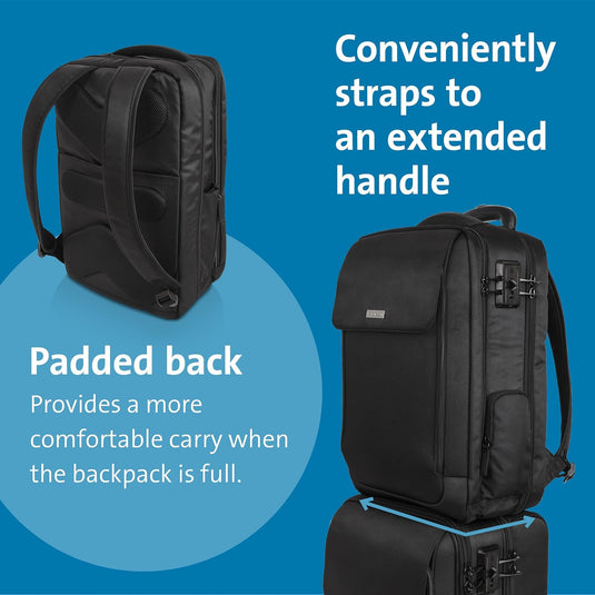 Kensington K98618WW SecureTrek 17" Laptop OverNight BackPack