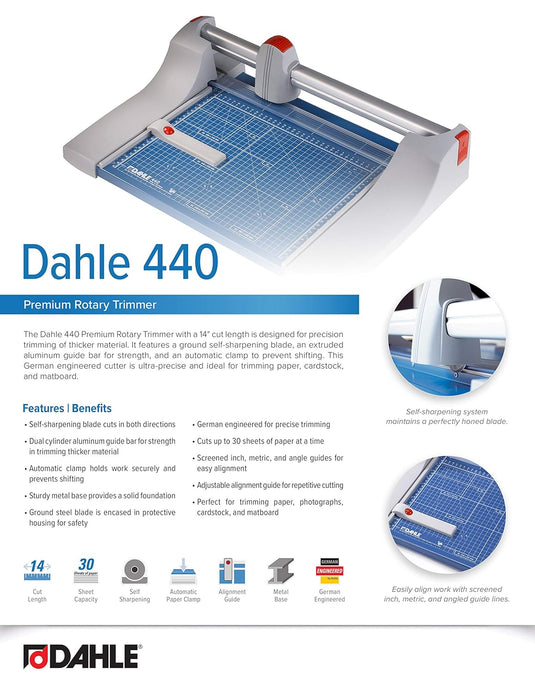 DAHLE 440 A4 360mm Professional Trimmer