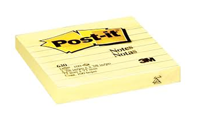 3M Post-it 630SS 黃色單行報事貼 3