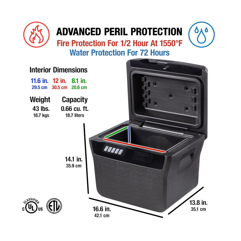 將圖像加載到圖庫查看器中，SentrySafe FHW40300 善衛防水電子密碼鎖便攜保險箱
