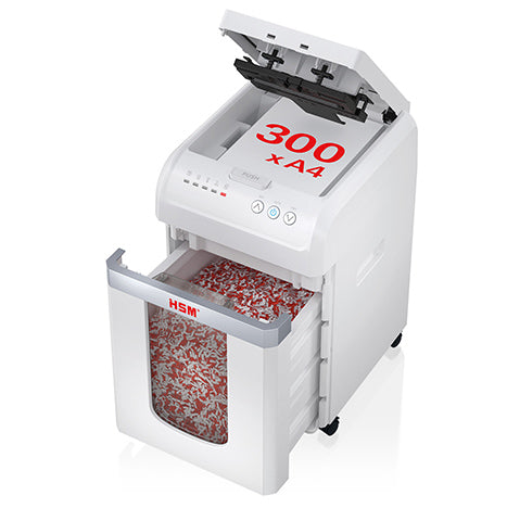 Load image into Gallery viewer, HSM ShredStar X300 Cross Cut (4x12mm)12 Sheets Auto Shredder
