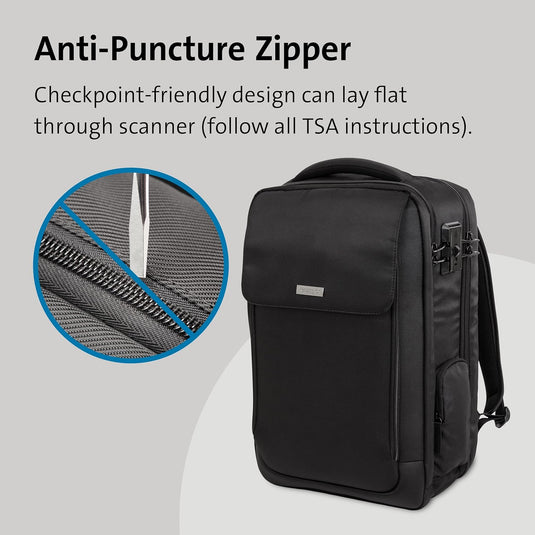 Kensington K98618WW SecureTrek 17" Laptop OverNight BackPack