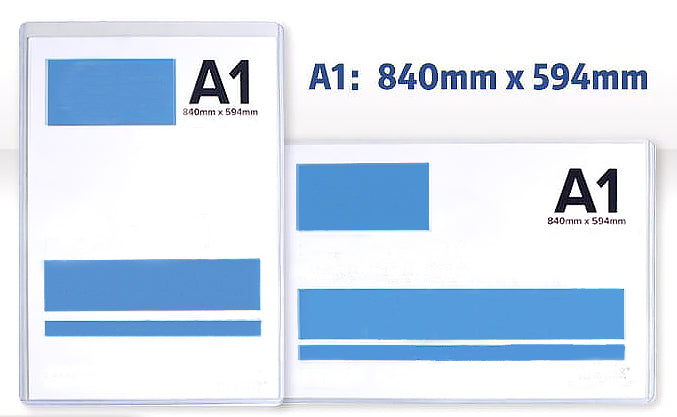  A1 PVC Hard Card Case (Insert paper size 594 x 840mm)
