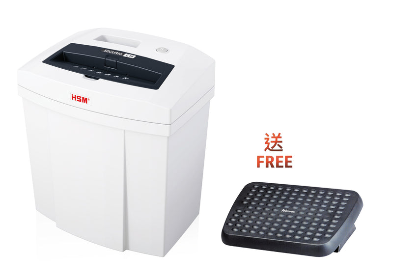 將圖像加載到圖庫查看器中，HSM Securio C14 粒狀 (4x25mm) 5張 碎紙機 + Footrest
