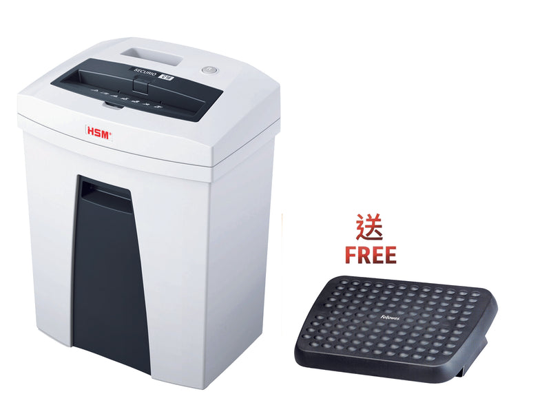 將圖像加載到圖庫查看器中，HSM Securio C16 條狀 (3.9mm) 12張 碎紙機 + Footrest
