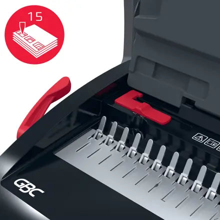 將圖像加載到圖庫查看器中，GBC CombBind® CB15 手動膠圈釘裝機
