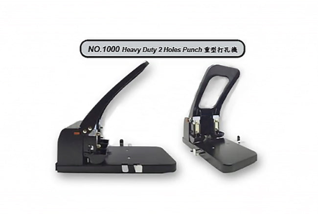 Globe No.1000 Heavy Duty 2-hole Punch