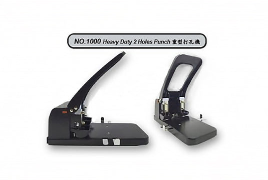 Globe No.1000 Heavy Duty 2-hole Punch (100 sheets0