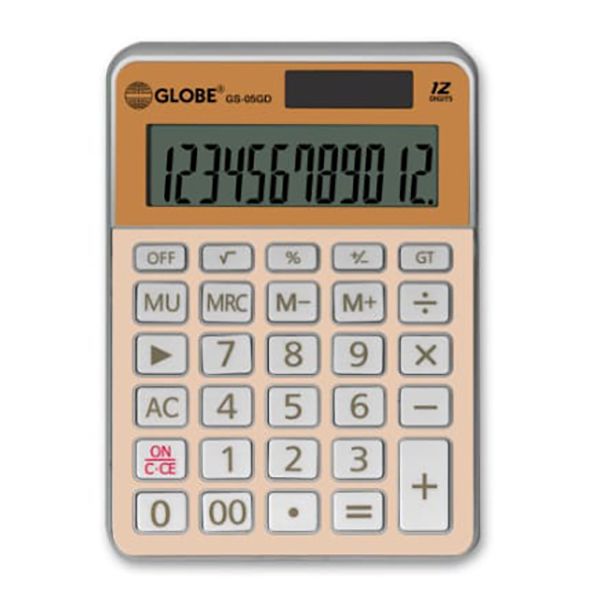 Load image into Gallery viewer, Globe GS-05GD Desk-Top Calculators (12 digits)
