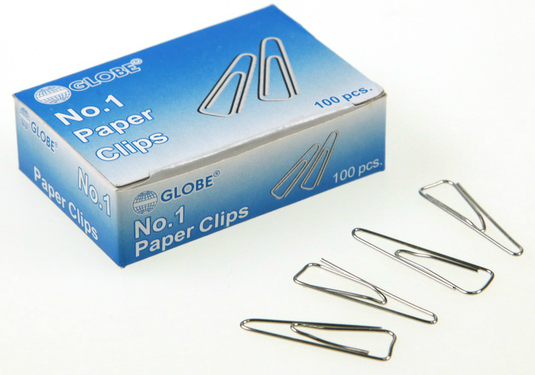 Globe NO.1 Paper Clip (31mm, 100's)