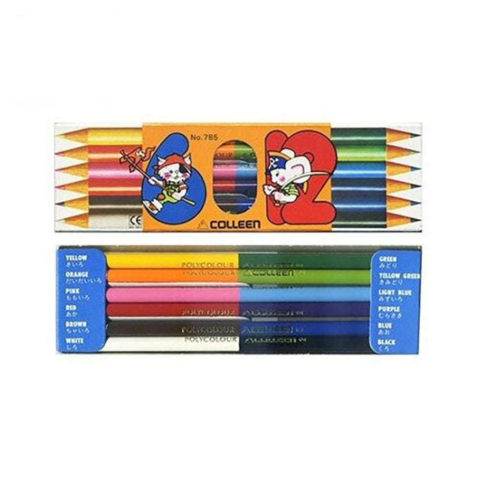 Colleen (6pcs=12-col) Polycolour Pencil (785-12)