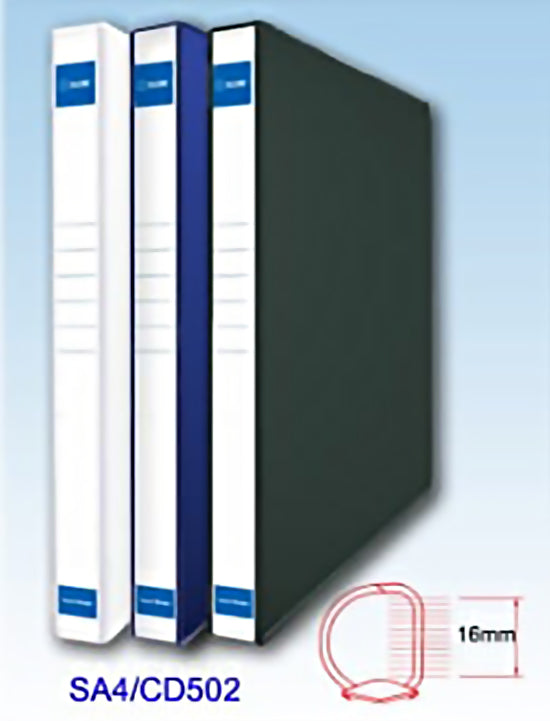 Globe SA4/CD502 A4 2D-Ring Plastic Insert Binders (16mm) – Office ...