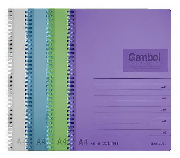 Gambol DS2108 透明膠面線圈簿 A4