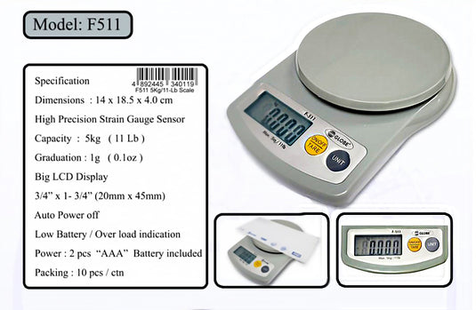 Globe F511 電子磅 5Kg