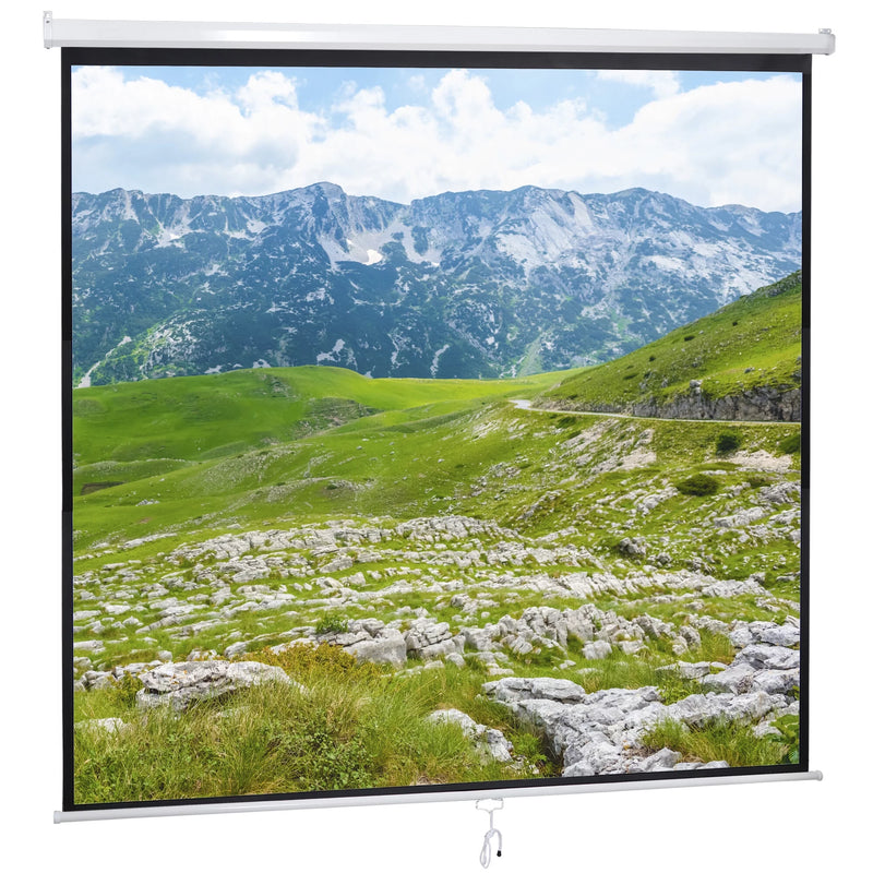 Load image into Gallery viewer, 3Victor Wall Mounted Manual Projection Screen (1:1)
