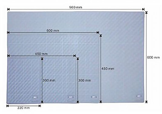 MIT A2 Cutting Mat (transparent 450 x 600 x 3mm) (CM4560)