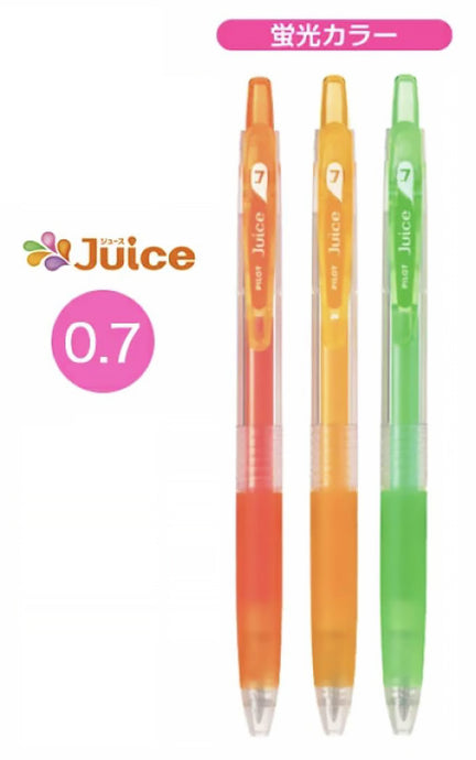 Pilot Juice 0.7 按製螢光啫喱筆 (LJU-10F)