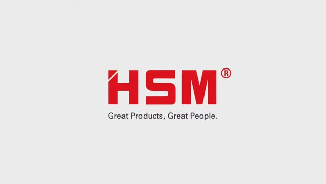 在圖庫查看器中加載和播放視頻，HSM Securio AF150 粒狀 (1.9x15mm) 全自動碎紙機
