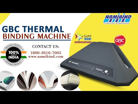 在圖庫查看器中加載和播放視頻，GBC ThermaBind T500 Binder 熱溶釘裝機
