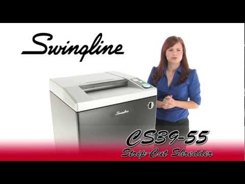 Load and play video in Gallery viewer, GBC ShredMaster CS39-55 Strip-cut (6mm) 33 Sheets Shredder
