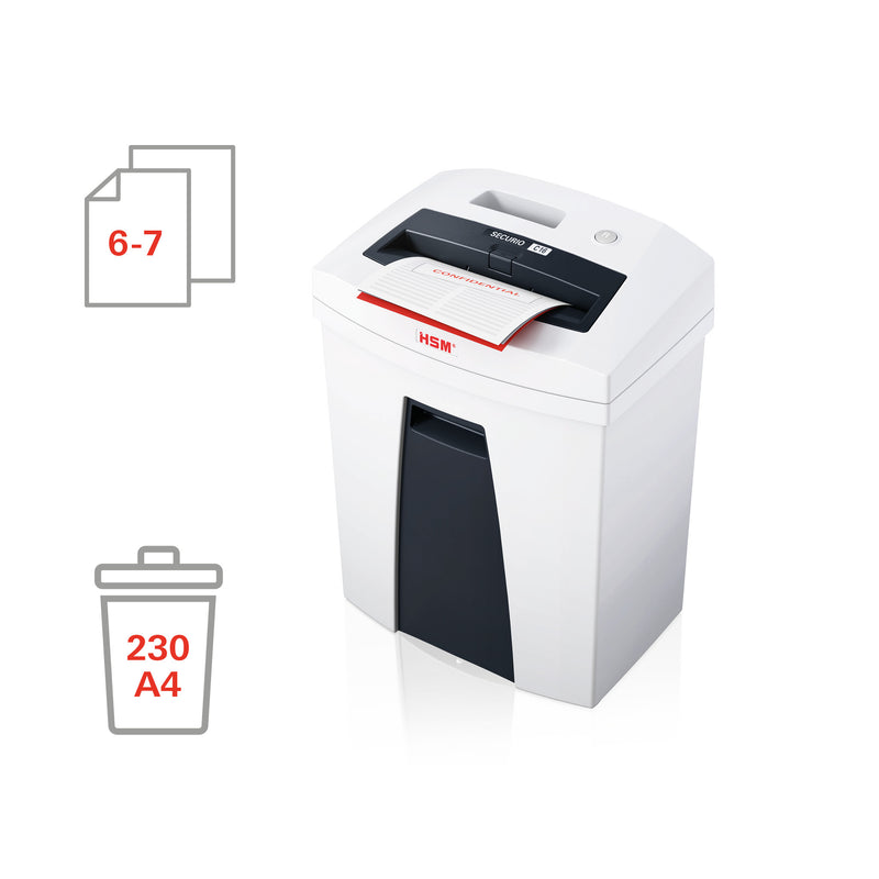 Load image into Gallery viewer, HSM Securio C16 Cross-cut (4x25mm) 6-7 Sheets Shredder
