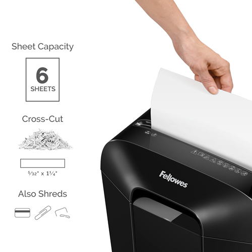 將圖像加載到圖庫查看器中，Fellowes Powershred®LX25 粒狀 (4x37mm) 6張 碎紙機
