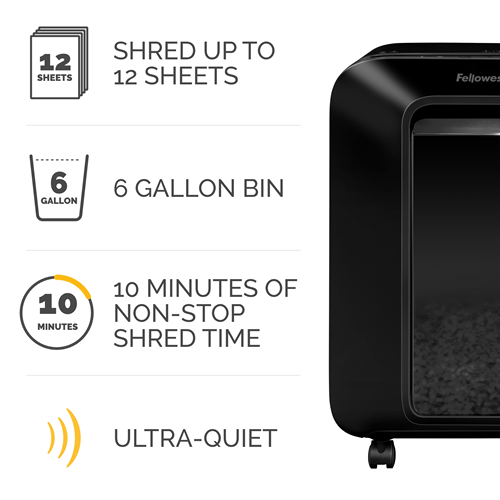 Load image into Gallery viewer, Fellowes Powershred® LX200 Mini Cut(4x12mm) 12 Sheets Shredder
