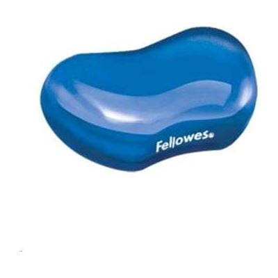 Fellowes FW91177 Crystal Gel Wrist Rest (Blue)