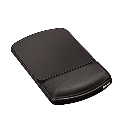 Fellowes FW91741 Gel Wrist Rest & Mouse Pad (Gray)