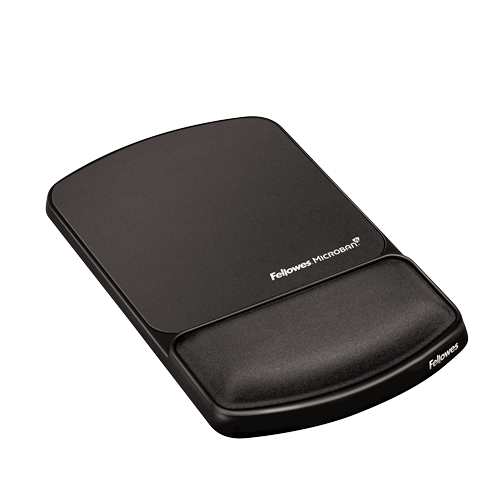 Fellowes Microban® FW9175101 Comfort Gel Wrist Rest & Mouse Pad