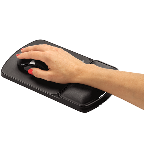 Fellowes Microban® FW9175101 Comfort Gel Wrist Rest & Mouse Pad