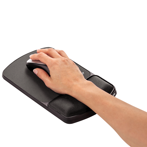 Fellowes Microban® FW9175101 Comfort Gel Wrist Rest & Mouse Pad