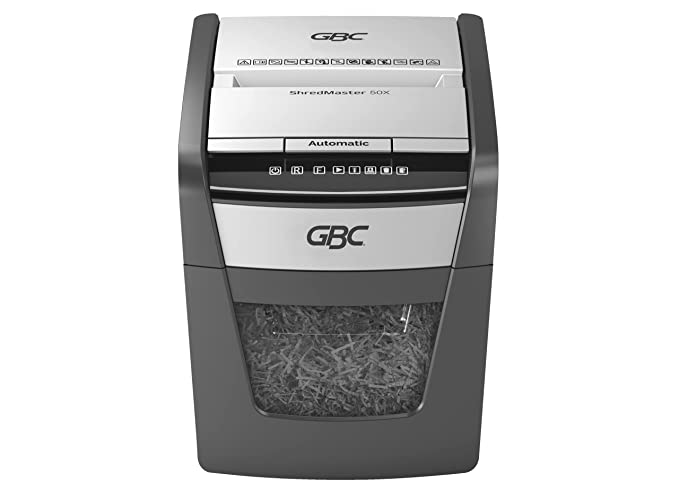 GBC Auto+50X Cross-cut (4x28mm) 50 Sheets Auto Shredder