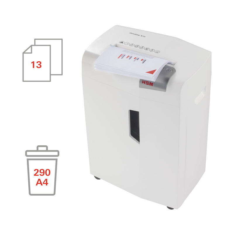 Load image into Gallery viewer, HSM ShredStar X13 Granular (4x37mm) 13-Sheet Shredder 
