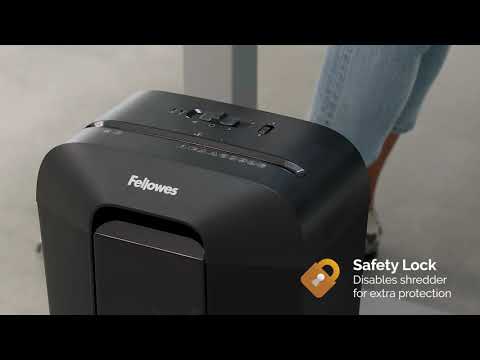 在圖庫查看器中加載和播放視頻，Fellowes Powershred®LX45 粒狀 (4x37mm) 8張 碎紙機
