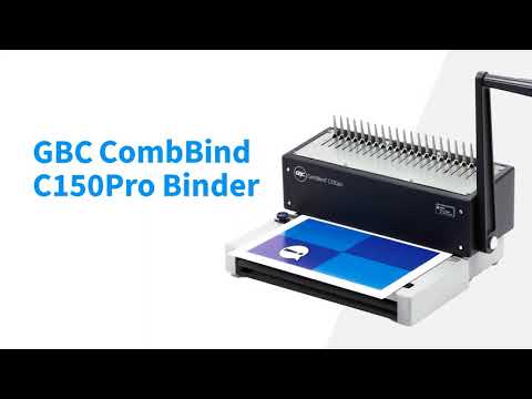 Load and play video in Gallery viewer, GBC Comb Binder C150Pro 
