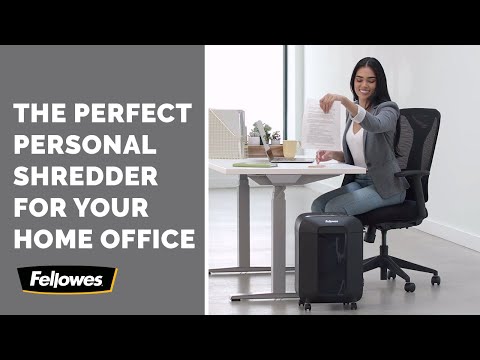 在圖庫查看器中加載和播放視頻，Fellowes Powershred®LX85 粒狀 (4x40mm) 12張 碎紙機
